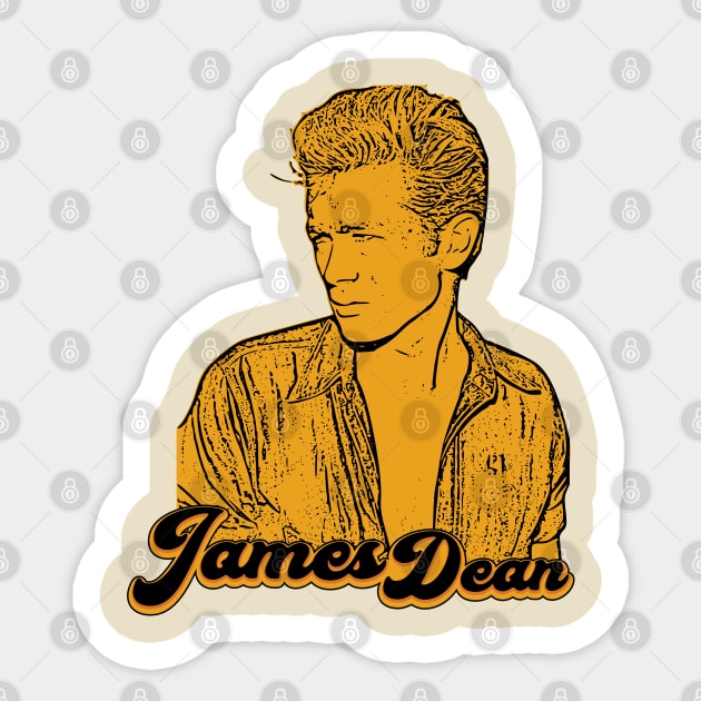 James Dean Sticker by Nana On Here